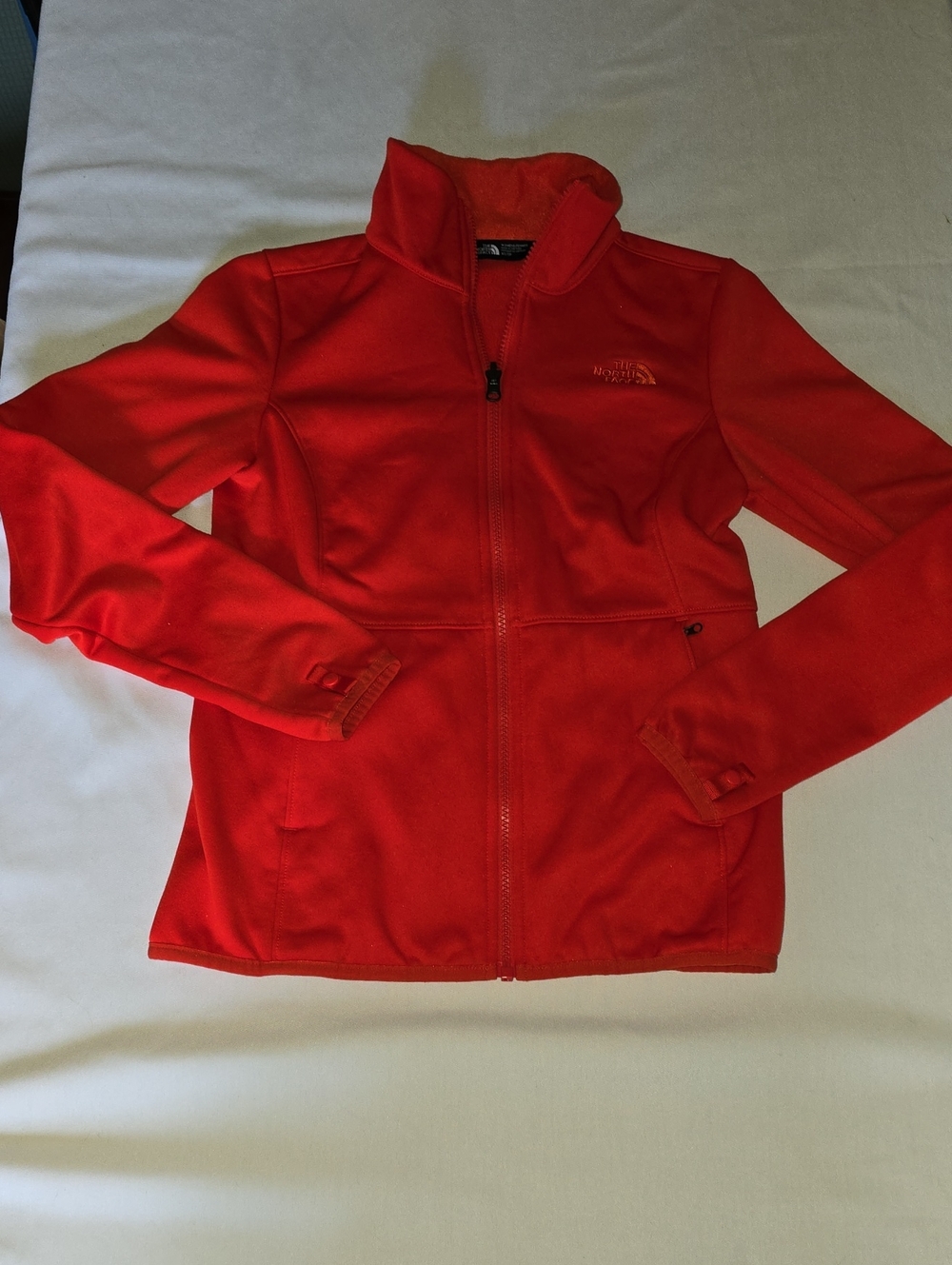 The North Face Bright Red Full-Zip Fleece Jacket